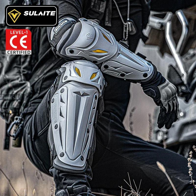 SULAITE Motorcycle Knee Pads Thickened Protective Gear Equipment Motocross Motorbike Protection Riding Elbow Guard K
